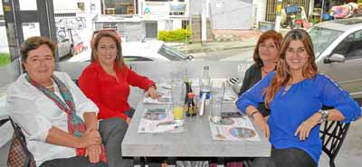 Adriana Mejía Sánchez, Patricia Escobar Arbeláez, Beatriz Saffon Botero y Claudia María Giraldo Giraldo.