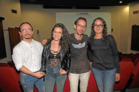 Alexánder Giraldo Giraldo, Lorena Madrid García, Carlos Mario Uribe y Flor Angelly Toro. 