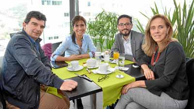 Juan Carlos Arango Valencia, Sonia Dávila Peña, Julián Camilo Gaona Medina y Mariana del Pilar Jaramillo Marín.