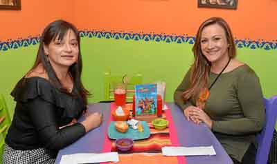 Paula Castillo Navarro y Carolina Valencia Vélez estuvieron en el restaurante El D.F. Comida mexicana.