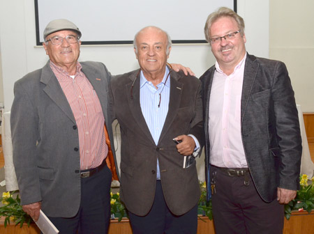 Mario Quiceno Quiceno, Iván Guillermo Asmar Restrepo y Pedro Felipe Hoyos Körbel.