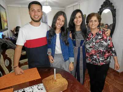 Sebastián Hurtado Giraldo, Natalia Castaño, Valentina Gómez Betancurt y Olga Lucía Betancurt Ospina.
