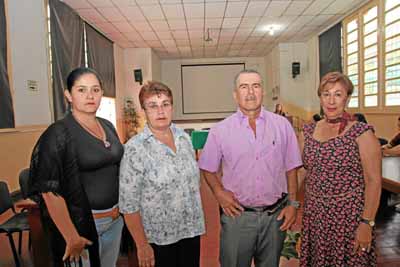 Mónica Cardona Gutiérrez, Alba Estela Gutiérrez Puerta, José Nicolás Ramírez Ocampo y Marleny Escudero Arango.