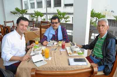 Carlos Hugo Gómez González, Diego Germán Arango Muñoz y Gustavo de la Pava Vélez.