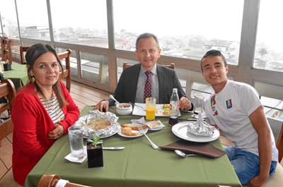 María Elena Ospina Otálvaro, Octavio Herrera Tirado y Esteban Herrera Ospina.