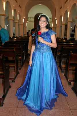 Evelyn Grisales Botero, estudiante de noveno grado del Instituto Universitario.