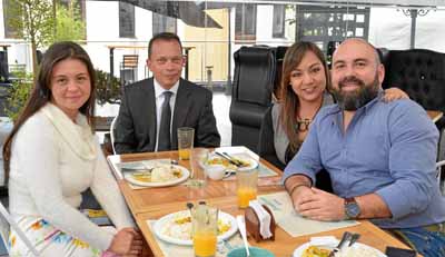 Piedad Lucía Galvis Villa, Mauricio Franco Acevedo, Mónica Mejía Quintero y Juan David Duque Pedraza.