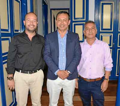 Juan Carlos Acevedo Ramos, Lindon Alberto Chavarriaga y Jaime Lozano.
