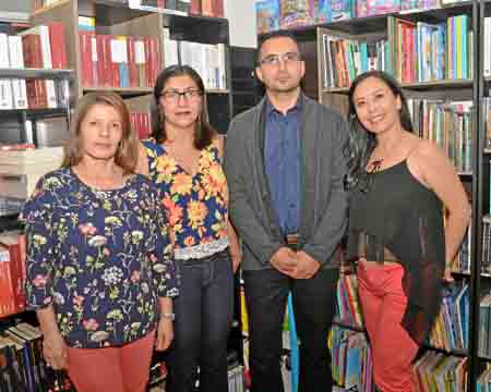 Patricia Cañón Betancurth, Luz Adriana Muñoz González, Alejandro Serna Marín y Bibiana Galindo Ríos.