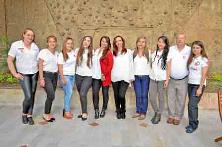 Yalene Betancourt Ramos, Claudia Delgado Valencia, Andrea Giraldo Román, Michel Giraldo Muñoz, Diana Marcela Cuervo, Mónica Gonz