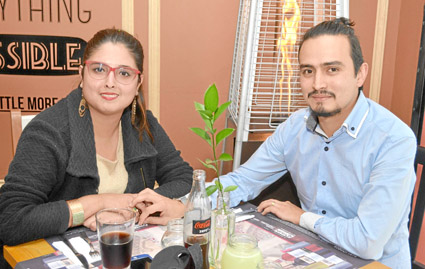 Daiyin Ocampo Muñoz y Juan David Nieto Franco estuvieron en el restaurante El Bistró Francés.