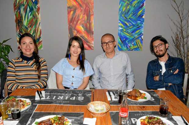 Jenny Gómez Cabrera, Judy Gallego Vargas, Alejandro Valencia Correa e Ignacio Villamil Caicedo.