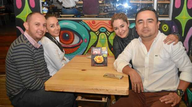 Juan Montoya Henao, Paola Ardila Giraldo, Lili Agudelo Herrera y Néstor Cortés Jiménez.