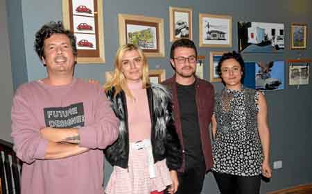 Santiago Dussán López, Ana María Cardona Gómez, Juan Alzate Henao y Laura Puerta Barco.