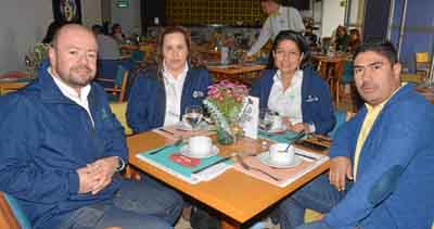 Rodrigo Fernández Ortiz, Martha Molina Urrea, Estelia Morales Orostegui y Juan Manuel Castro Cárdenas.