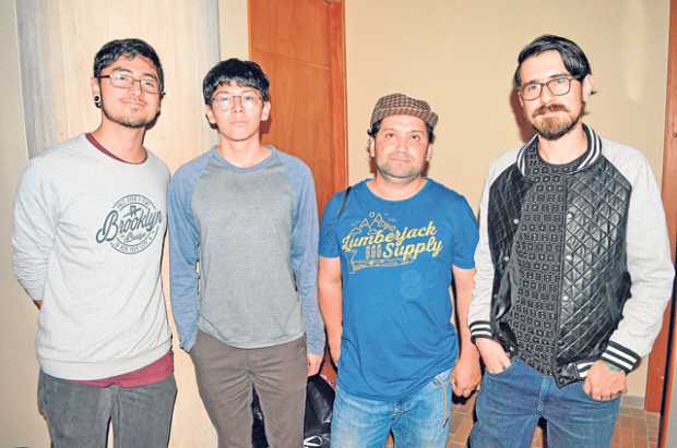 Jacobo González López, Brandon Arcos Serrano, José Echeverri Guastar y Daniel Castillo.
