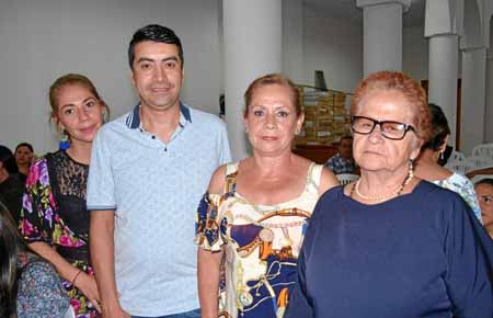 Luisa Fernanda Flórez Ríos, Víctor López López, Luz Stella Ríos López y María Mélida López.