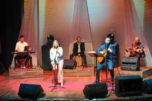 Senda Urban durante su presentación.