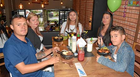 Juan Pablo López Bedoya, Sandra Milena López Bedoya, Alejandra Cortés Gallego, Mariluz López Bedoya y Sebastián Carvajal López.