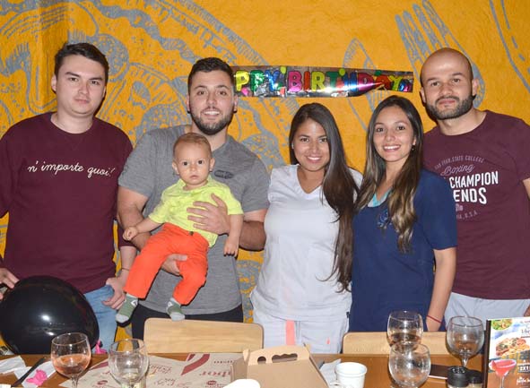 Harold Agudelo Calderón, Jeison Agudelo Giraldo, Juan Martín Agudelo, Mariana Ocampo Zulita, Alejandra Flórez Giraldo y Daniel F