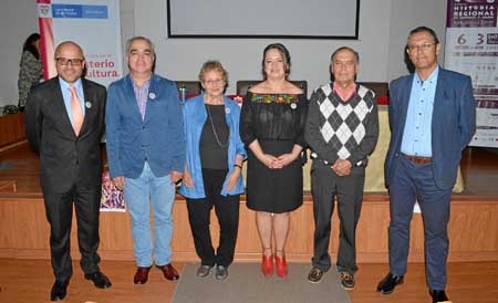 Francisco Javier González Sánchez, coordinador general de la Cátedra; Alejandro Ceballos Márquez, rector de la Universidad de Ca