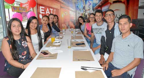 Natalia Franco Jiménez, Yasmilen Ceballos Tangarife, Estefanía Vélez Duque, Andrea Céspedes Garavito, Viviana Restrepo Quintero,