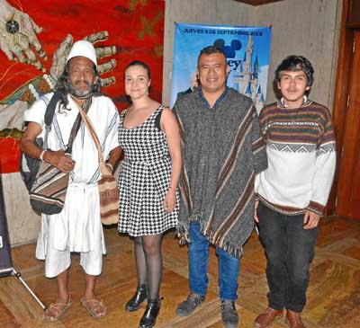 Amado Villafañe; Viviana Castro Buitrago, productora general de la Ficma; David Hernández, y Javier Valenzuela.