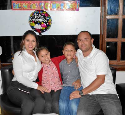 Paula Juliana Herrera Hoyos, María Paulina Osorio Parra, Camilo Carvajal Herrera y Felipe Carvajal Jaramillo.