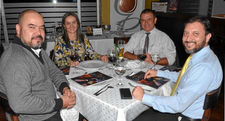 Gonzalo Viña Ávila, María Helena Zuluaga García, Orlando Ríos Galvis y Carlos Mauricio Mendoza Acevedo.