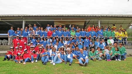 Integrantes de la familia Mejía Callejas. 