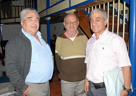 Vicente Arango Estrada , Mario Suárez Yepes y José Rubén Castillo García.