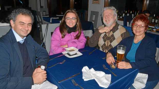 Roberto Saba, Catalina Botero, Rodrigo Uprimny y Amelia Áñez.