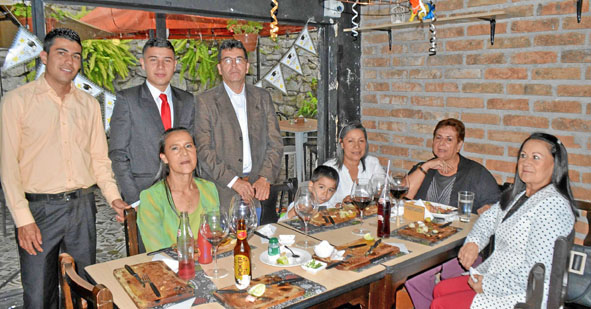 Juan Manuel Agudelo Clavijo, Simón Agudelo Clavijo, Javier Agudelo Salazar, María Mercedes Clavijo Clavijo, Esteban Valencia Gra