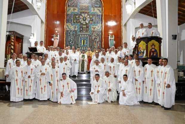 Durante el primer encuentro colectivo con el obispo de La Dorada-Guaduas se nombró como párroco de Pensilvania al presbítero Lib