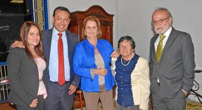 Rita Mercedes Jiménez Céspedes, Lindon Alberto Chavarriaga Montoya, Elvira Escobar de Restrepo, Dorian Hoyos Parra y Humberto Ga