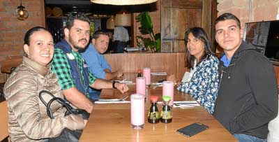 Marcela Ruiz Sánchez, Samed Musbah Chica, Juan Pablo Ruiz Sánchez, Rosa Matilde Sánchez Prieto y Santiago Ruiz Sánchez.