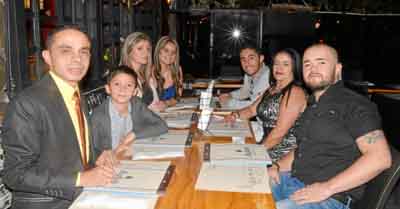 Foto | José Fernando Tangarife | LA PATRIA Alexánder Pineda Palacio, David Pineda Orozco, Beatriz Orozco Henao, Nataly Gómez Oro