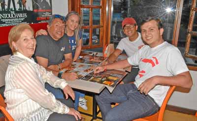 Amparo Durán Sarria, Diego Casas Ospina, Adriana Erazo Durán, Santiago Casas Erazo y Juan Sebastián Casas Erazo.