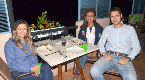 Andrea Díaz Gómez, Aída Amaya Miranda y Mauricio Bretón Díaz.