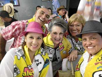 En el Hotel Carretero disfrutaron del espectáculo musical Manizales del Alma y mi Buenos Aires querido Camila Gil, Marcelo Ortiz