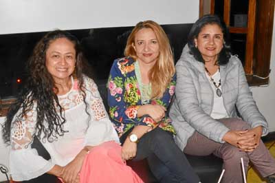 Liz Ximena Echeverry Sánchez, Martha Cecilia Gómez Londoño y Eliana Fontalvo López.