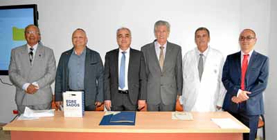 Durante la ceremonia que se celebró en el auditorio Mélida Restrepo de Fraume, del campus Sancancio de la Universidad de Caldas,