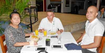 Sonia Botero Ramírez, Luis Eduardo Meneses Acosta y Mateo Marín Botero.