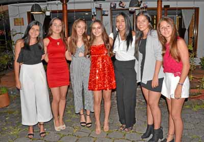 María Antonia Mejía Lizcano, Isabela Salgado Palacio, Renata Botero Montes, María Antonia Gómez Duque, María del Mar Urrea Sierr