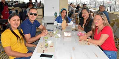 Érika Sanabria, Jonathan González Daza, Carolina Muñoz González, Carolina González y Ximena Jiménez Hernández.