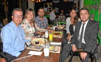 Fernando Toro Castaño, Lina Botero Gómez, Juan Pablo Toro Gutiérrez, Melissa Mora Aguirre y Nicolás Toro Gutiérrez.