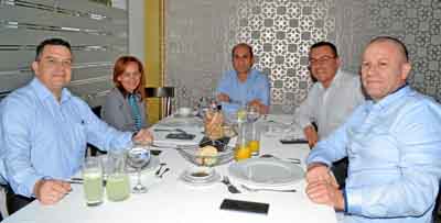 Foto | José Fernando Tangarife | LA PATRIA Javier Pabón Gómez, Floralba Menjura Jara, Eduardo Alzate Jaramillo, Jorge Enrique Go