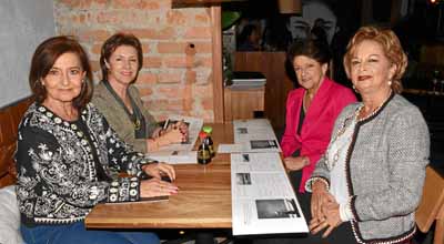 Foto | José Fernando Tangarife | LA PATRIA Constanza Moreno Londoño, Gloria Beatriz Restrepo Correa, María Cristina Arango de Va