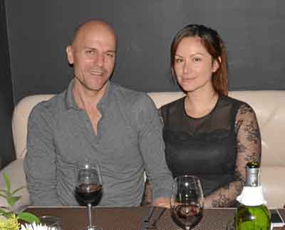 Peter Verburg y Eli Saavedra se reunieron en una comida en el restaurante L’Angevin.