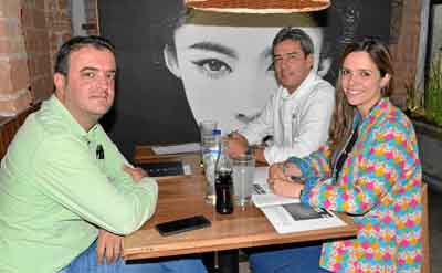 Lucas Restrepo Gómez, Camilo Gaviria Gutiérrez y Natalia Suárez Olave se reunieron en el restaurante Komo Asian Concept.